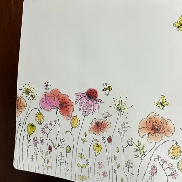 Herb Wild Flower prints placemats 4pcs - Picture 7 of 9